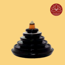 Load image into Gallery viewer, BACKFLOW BURNER ROUND PYRAMID WITH BACKFLOW DHOOP