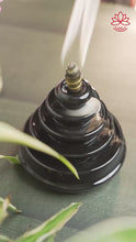 Load and play video in Gallery viewer, BACKFLOW BURNER ROUND PYRAMID WITH BACKFLOW DHOOP
