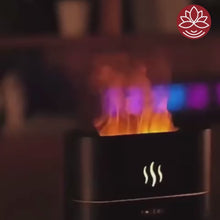 Load and play video in Gallery viewer, Humidifier Flame with 2 Aroma Oils