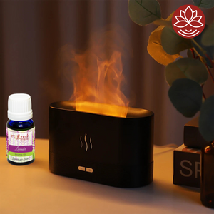 Humidifier Flame with 3 Aroma Oils