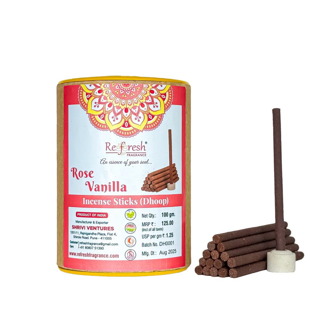 Rose Vanilla Dhoop