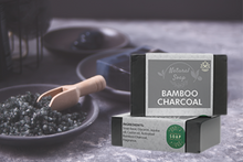 Load image into Gallery viewer, Activated Bamboo Charcoal | Handmade Luxurious Bathing Bar
