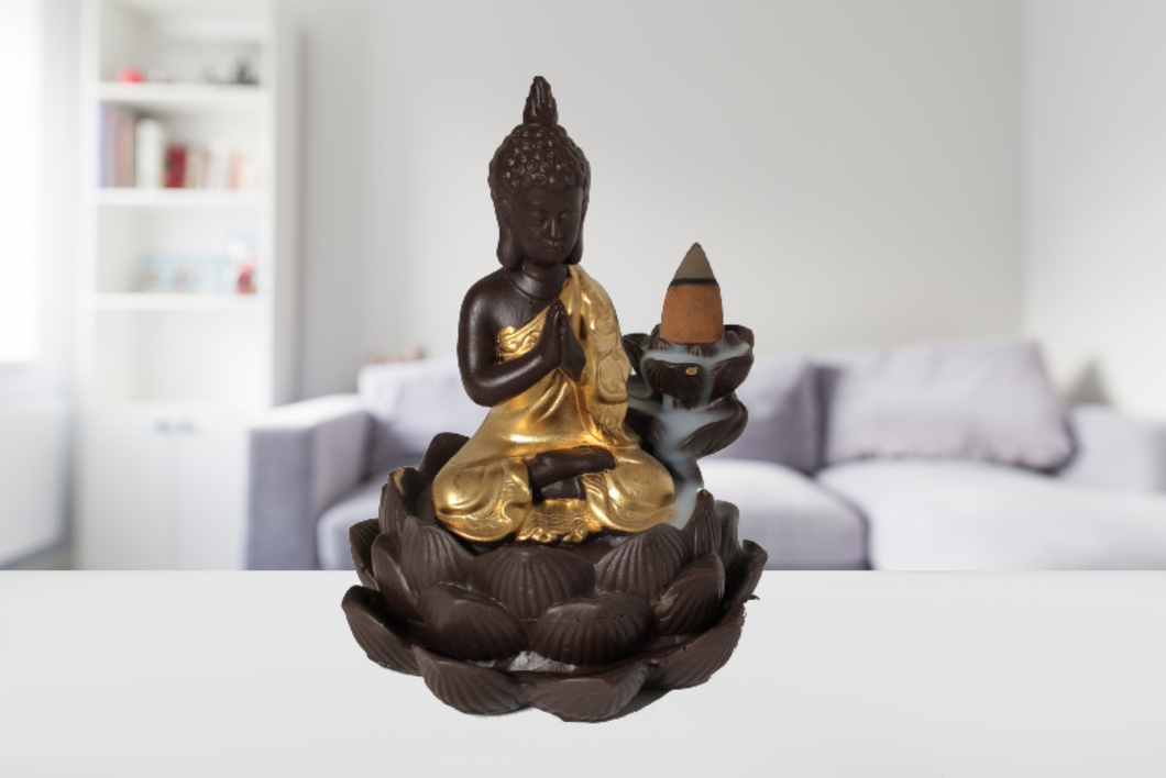 Backflow Burner - Lotus Buddha