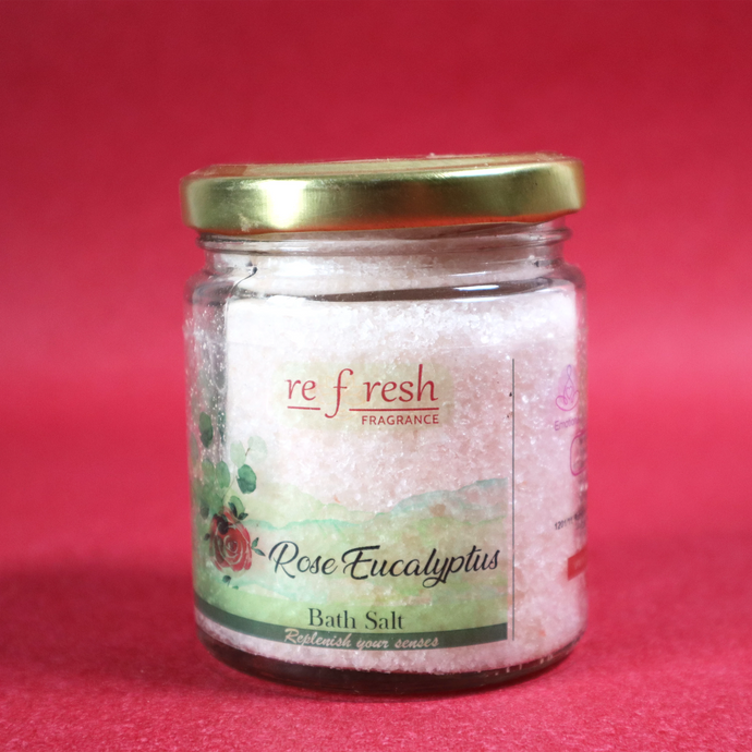 Rose Eucalyptus Bath Salt  200 Gram