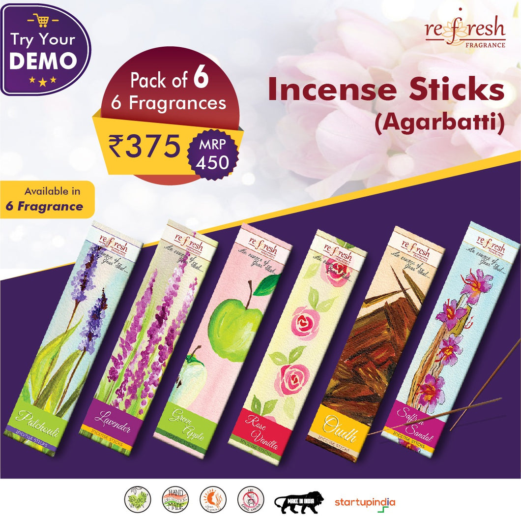 Incense Stick Trail Pack of 6
