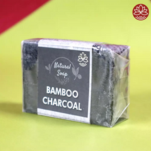 Load image into Gallery viewer, Activated Bamboo Charcoal | Handmade Luxurious Bathing Bar
