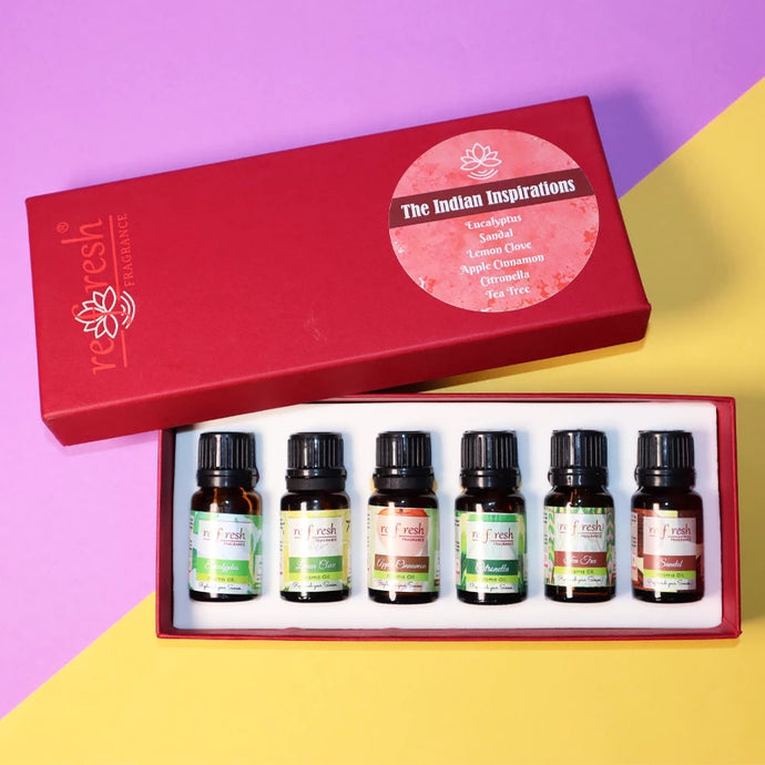 The Indian Inspirations | Set of 6 Aroma Oils